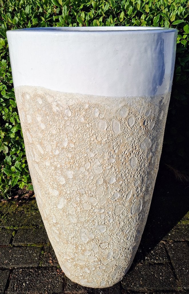 Grote geglazuurde vazen in 5 kleuren en 2 maten., Ophalen, 40 cm of meer, Rond, Nieuw
