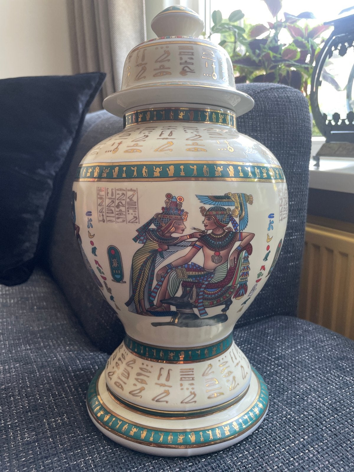 Fathi Mahmoud Egyptische Vaas - Limoges Porselein, Ophalen