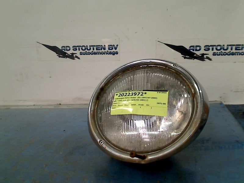 Koplamp Rechts Volkswagen Kever (1970-08/1972-08) 1305313910, Gebruikt, Volkswagen, Volkswagen AG, Kundenbetreuung@volkswagen.de