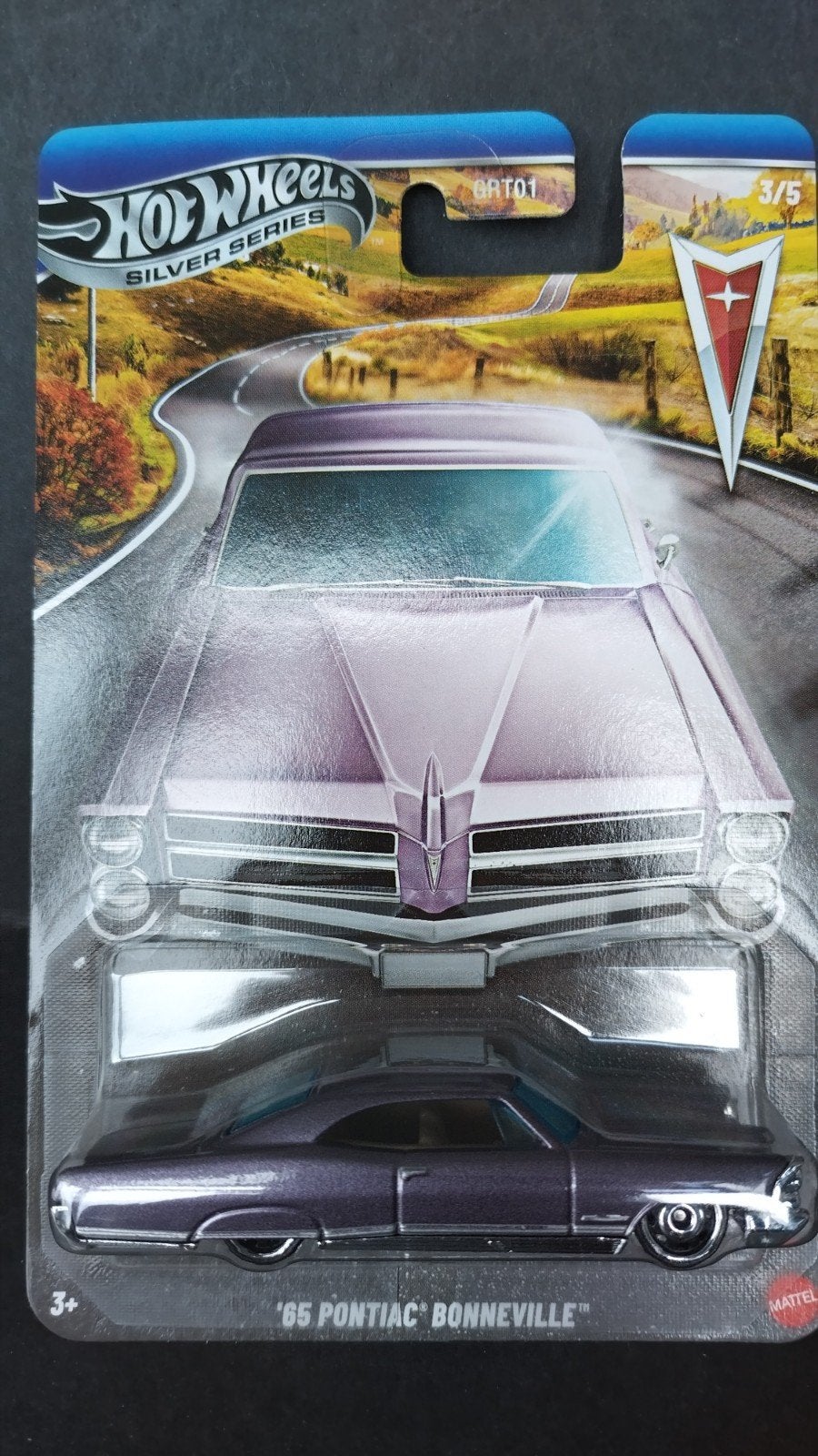Pontiac Bonneville 1965 1:64 Hotwheels Silver Series Pol, Auto, Verzenden, Nieuw, M