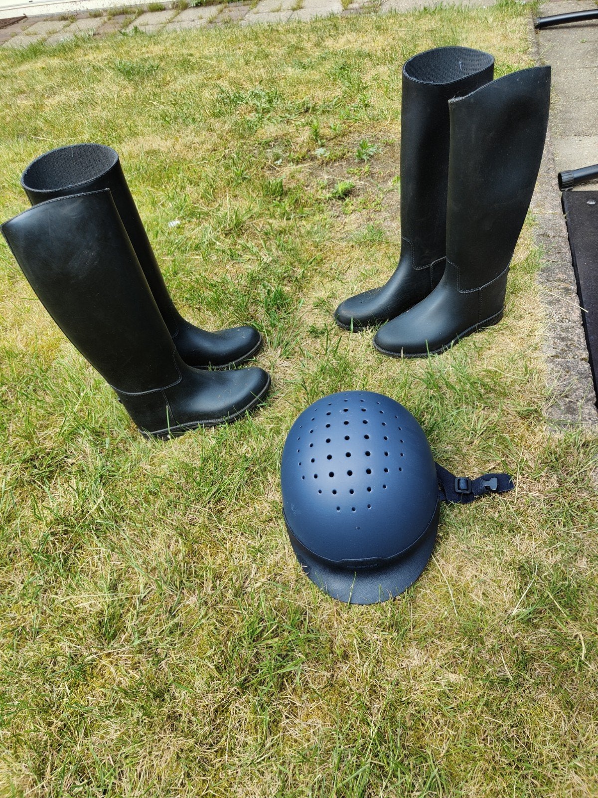 Paardrijspullen, laarzen maat 36 en 38, cap 55 cm- 58 cm, Dieren en Toebehoren, Paardrijkleding, Ophalen, Dressuur, Schoeisel