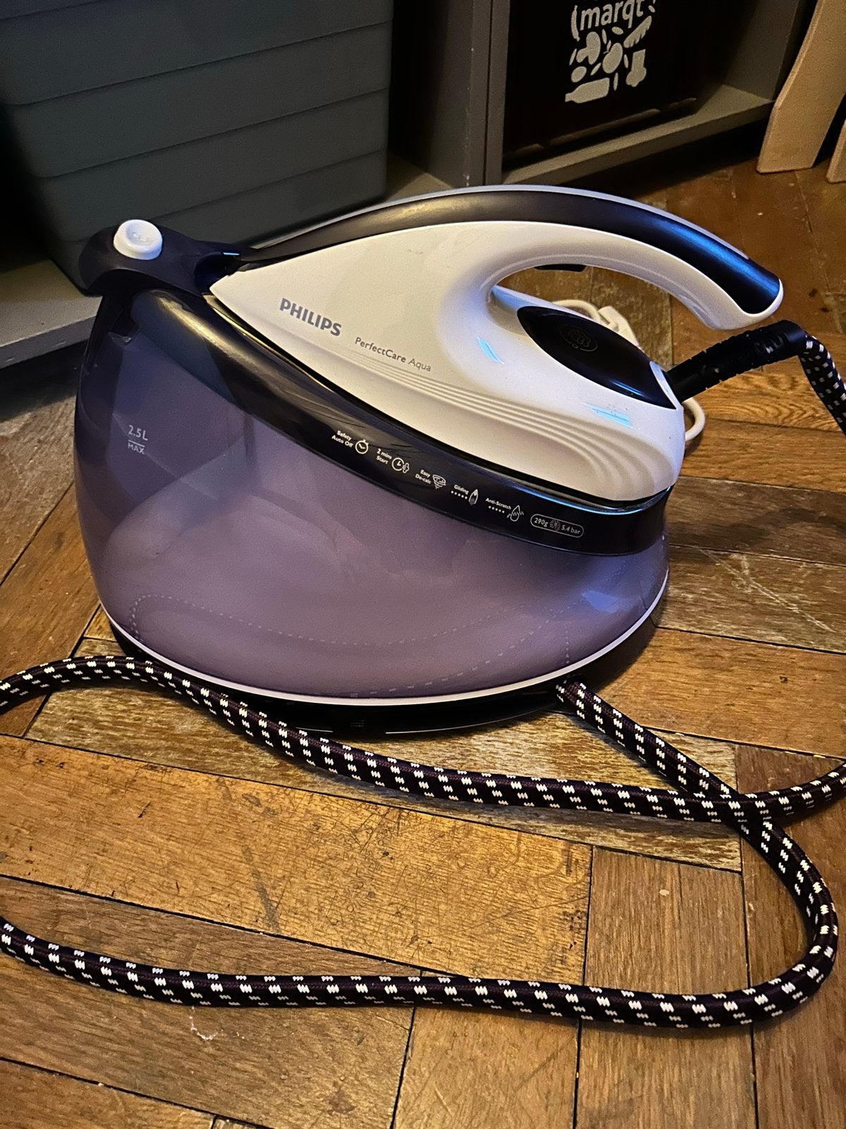 Philips PerfectCare Aqua Stoomstrijkijzer, Ophalen, Gebruikt, Strijkijzer met snoer
