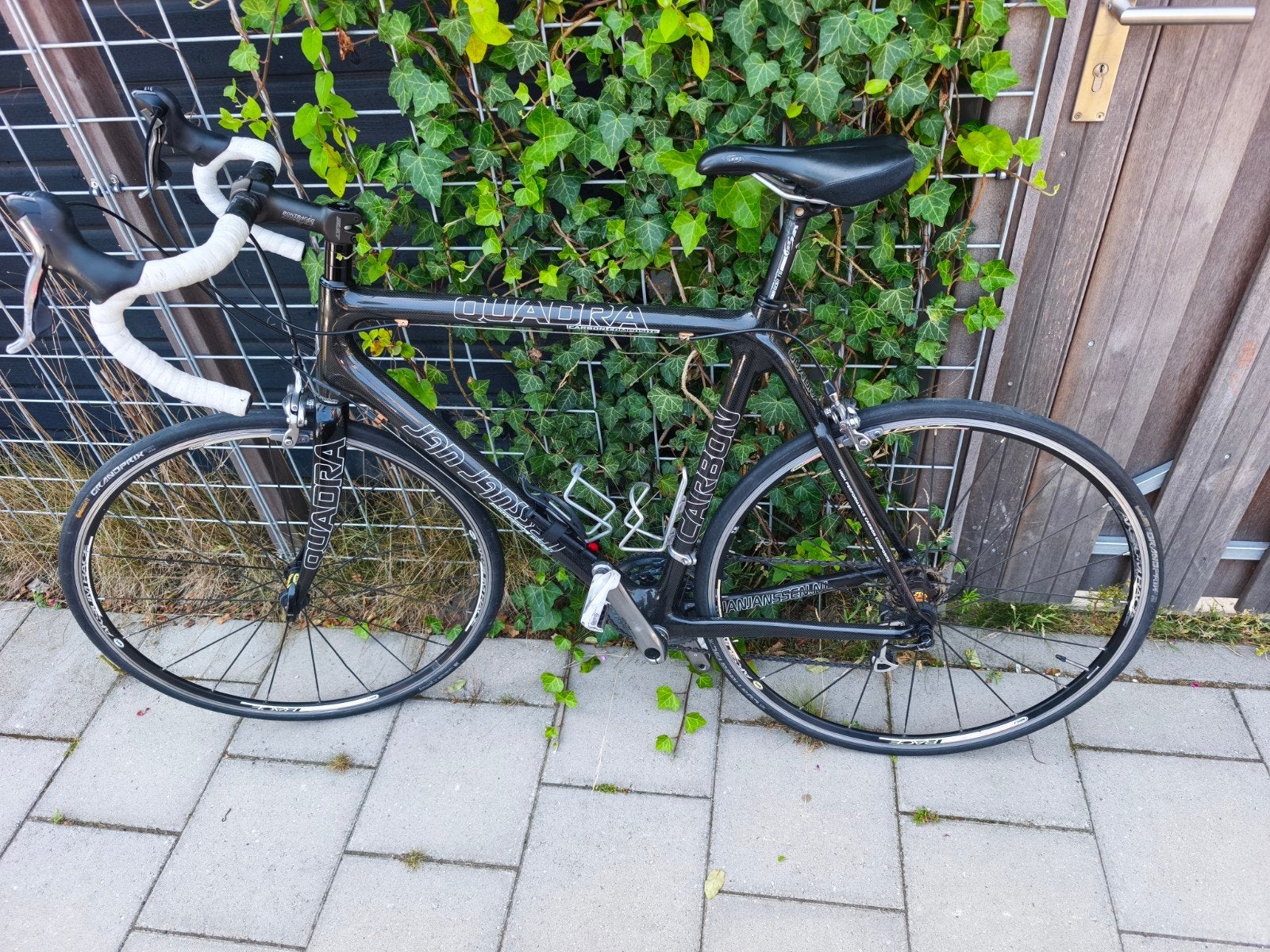 Jan Janssen Quadra Carbon Racefiets Shimano 105, Fietsen en Brommers, 28 inch, Gebruikt, Carbon, 57 tot 61 cm