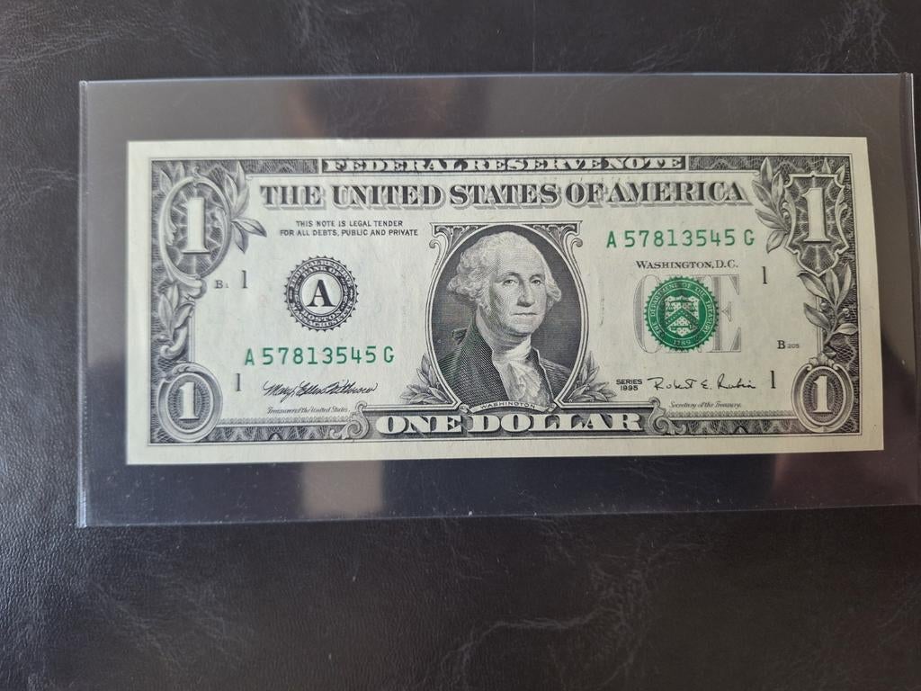 1 dollar 1995 unc, Ophalen of Verzenden, Noord-Amerika