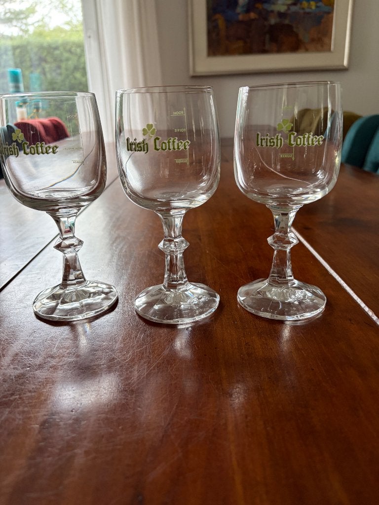 Irish coffee glazen, kristal, Verzamelen, Ophalen of Verzenden, Nieuw, Overige typen