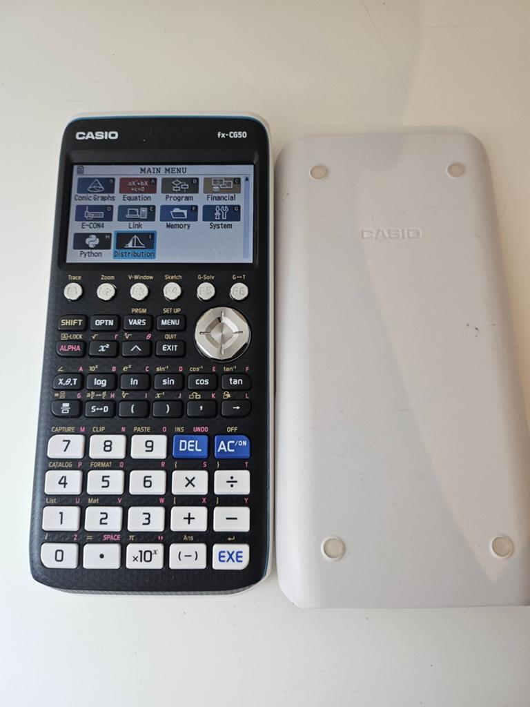 Casio FX-CG50, Ophalen of Verzenden, Grafische rekenmachine, Zo goed als nieuw