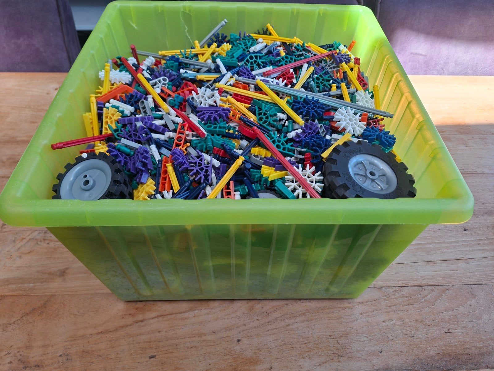 K'nex, Ophalen, Zo goed als nieuw, Bouwen