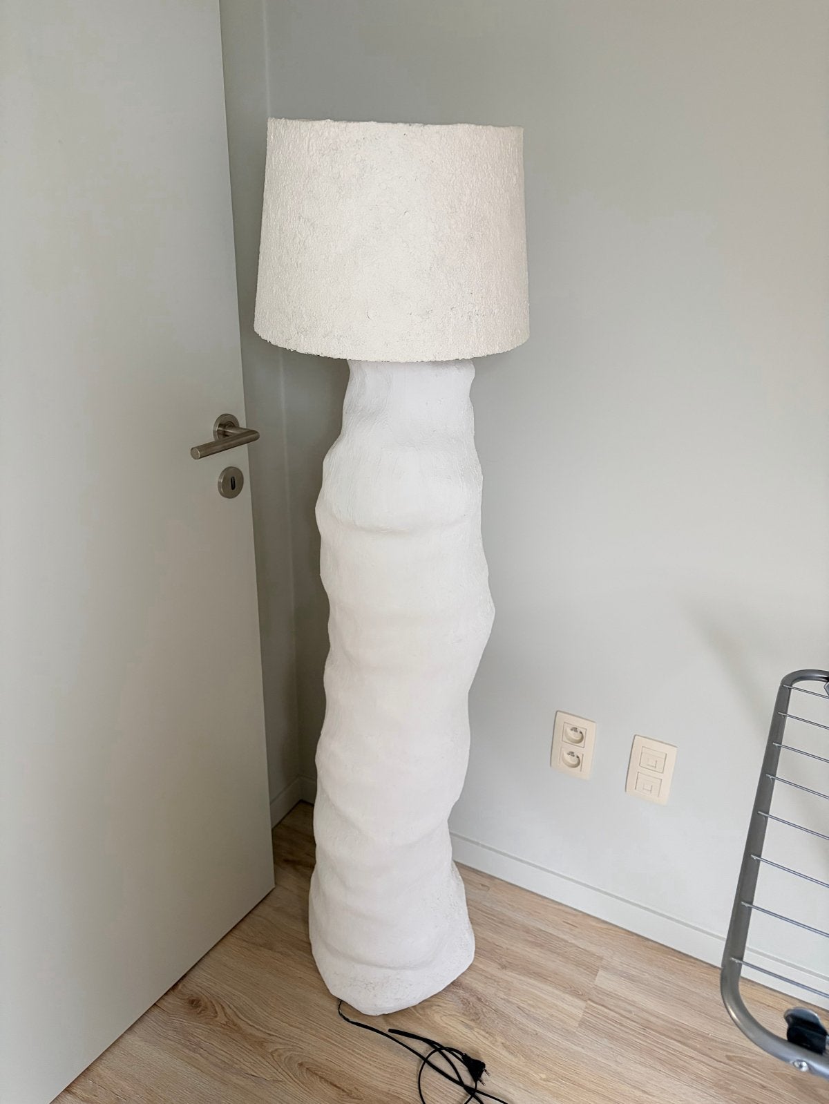 Unieke Beton Ciré Vloerlamp - Handgemaakt Design, Huis en Inrichting, Lampen | Vloerlampen, Ophalen, Zo goed als nieuw, Overige materialen