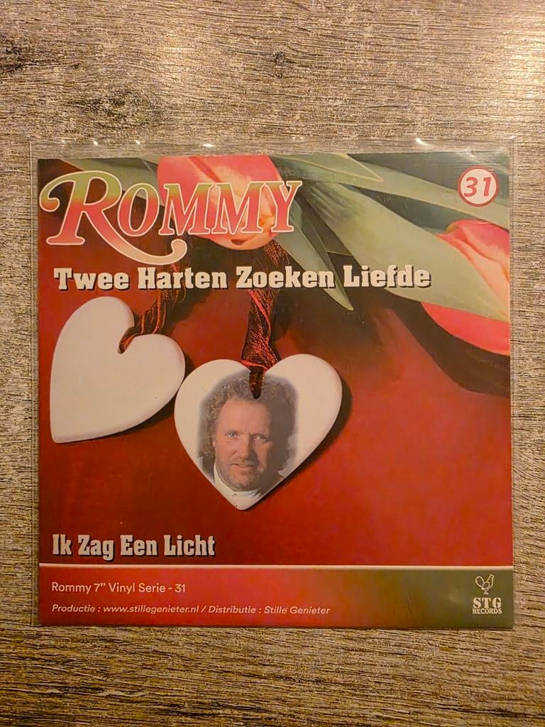 7″ – Rommy – Twee Harten Zoeken Liefde / Ik Zag Ee – Deel 31, Ophalen of Verzenden, 7 inch, Levenslied of Smartlap
