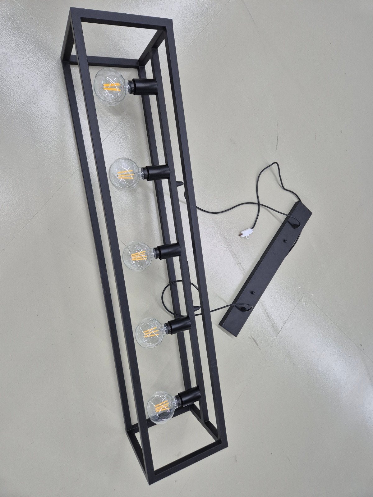 Hanglamp met 5 fittingen, Ophalen, Zo goed als nieuw, Modern, E27 (groot)