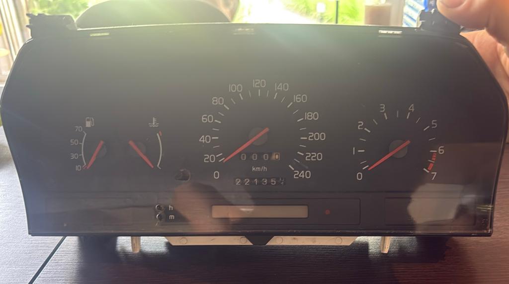 volvo 850 km/h teller, Ophalen