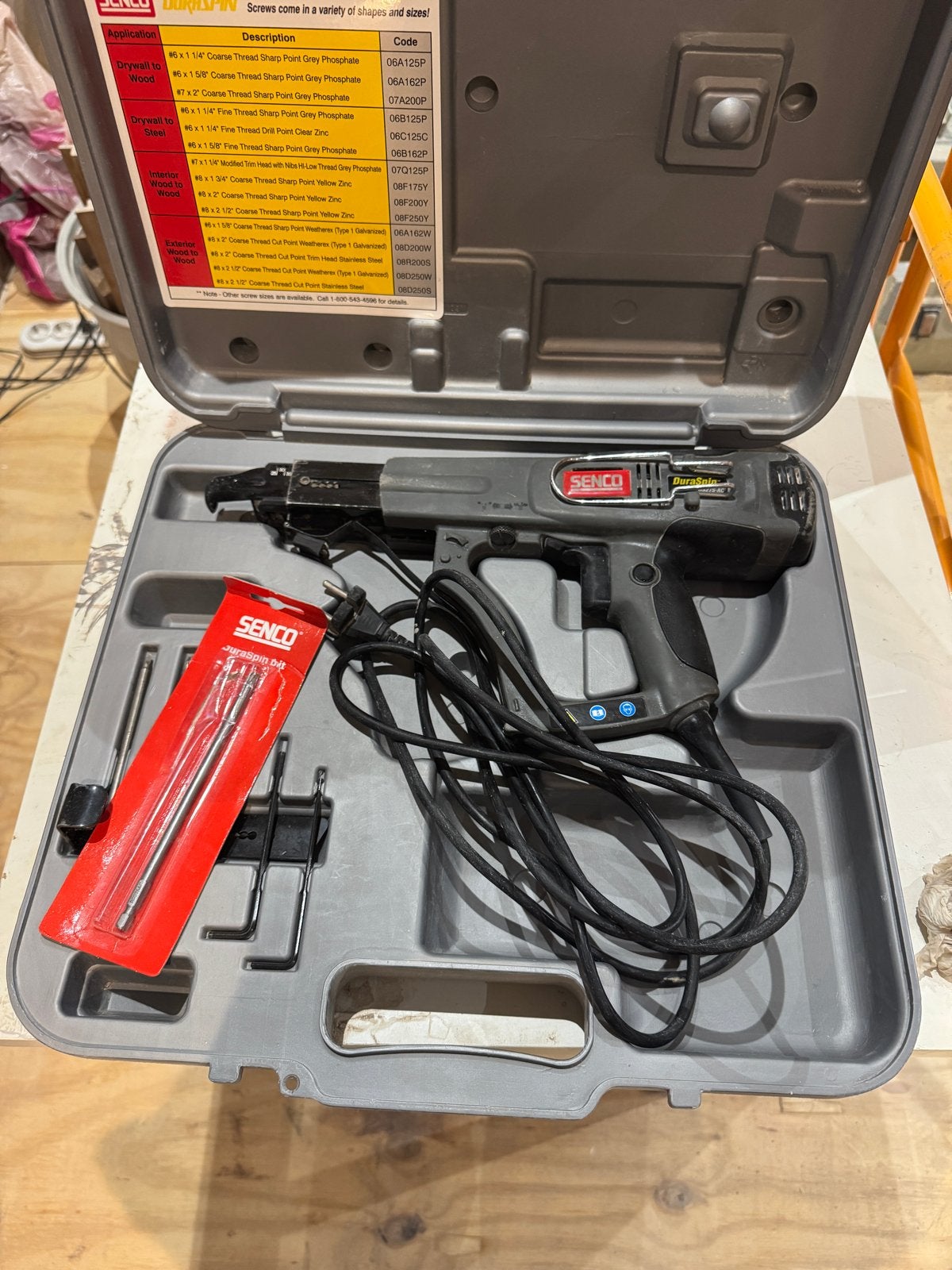 Senco Bandschroefmachine Duraspin DS-275AC, Ophalen, Gebruikt, Overige typen, Overige merken