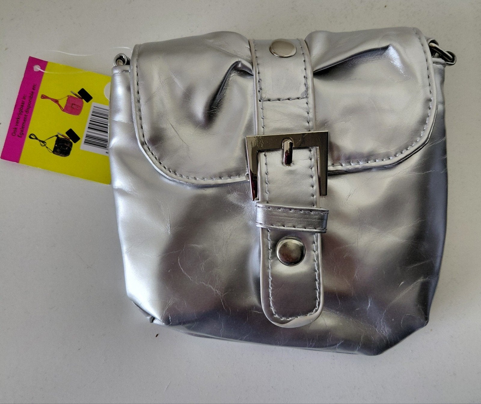 klein tasje zilver nieuw, Ophalen of Verzenden, Nieuw, Overige kleuren, Avondtasje