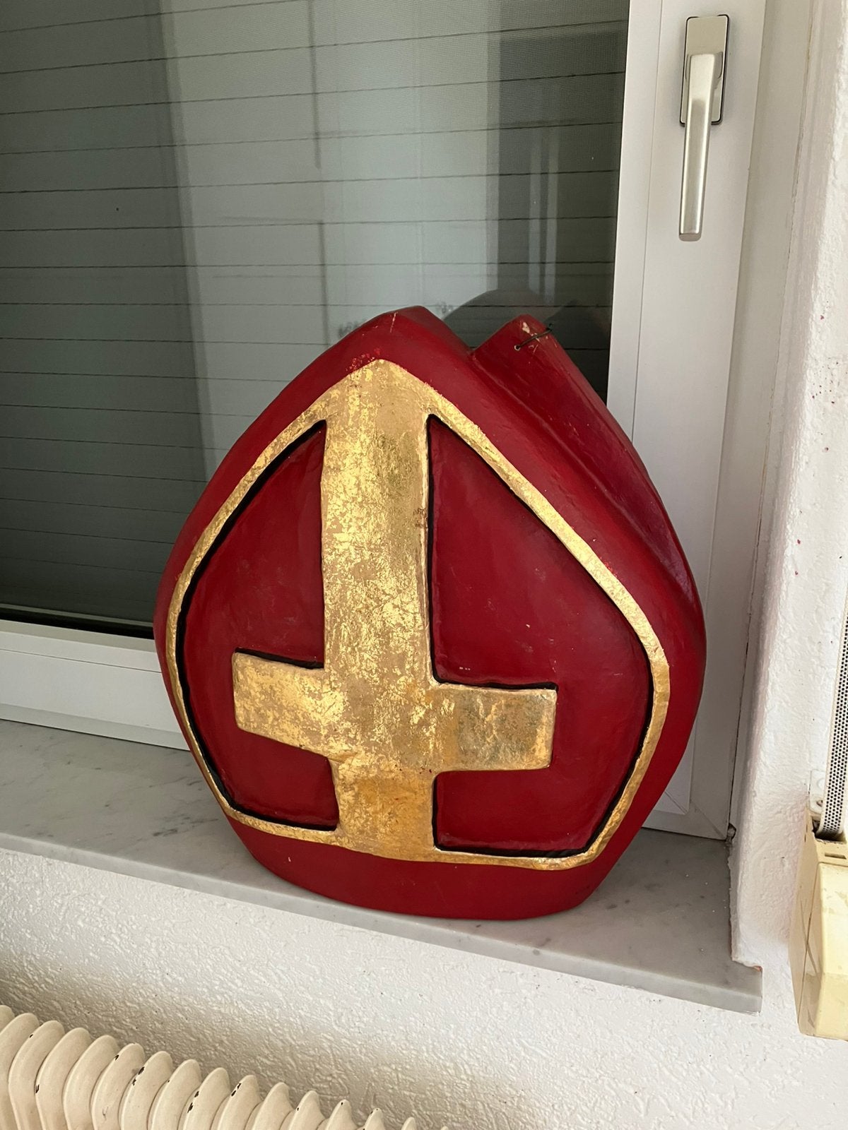 Decoratie mijter Sinterklaas, Diversen, Ophalen of Verzenden, Zo goed als nieuw