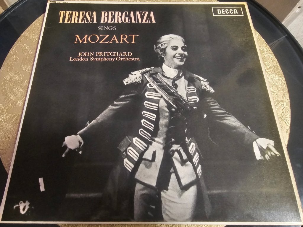 Teresa Berganza Sings Mozart, Cd's en Dvd's, Opera of Operette, Ophalen of Verzenden, Zo goed als nieuw, 12 inch
