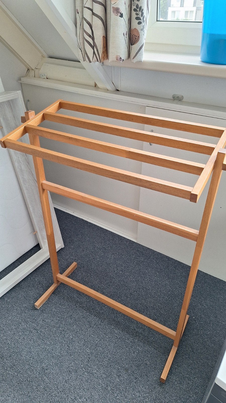 handdoekenrek donkerbruin, Ophalen, Gebruikt, 100 tot 150 cm, Overige typen