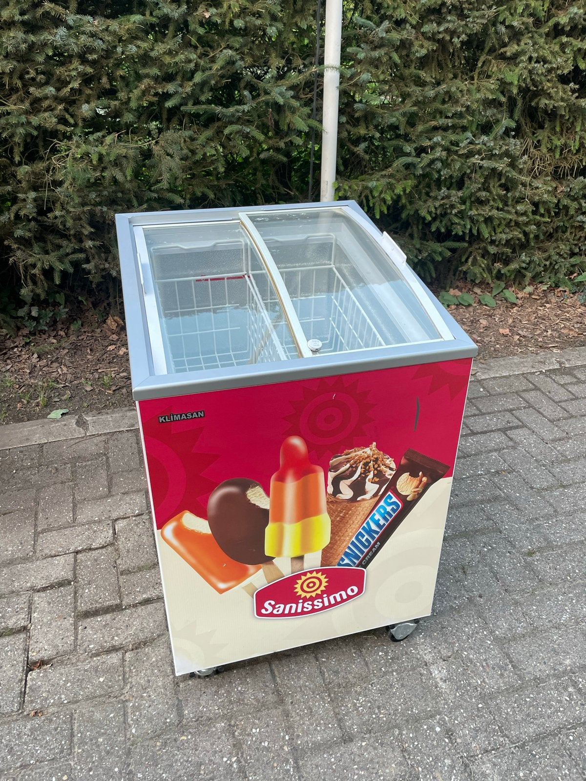Goed werkende ijsco vriezer - Sanissimo Klimasan, Vrieskist, Gebruikt, Ophalen, 85 tot 120 cm