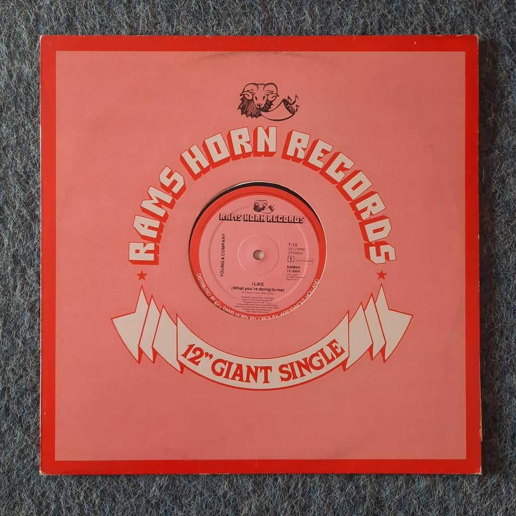 Maxi 12 inch Young & Company - I Like (Rams Horn Records), Ophalen of Verzenden, Zo goed als nieuw, 12 inch, Soul of Nu Soul