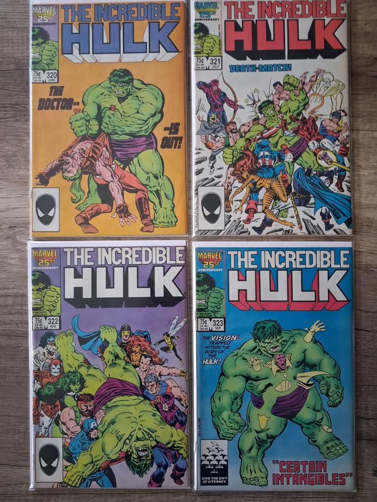 Incredible Hulk 320-321-322-323 "vs West Coast Avengers", Boeken, Strips | Comics, Eén comic, Ophalen of Verzenden, Zo goed als nieuw