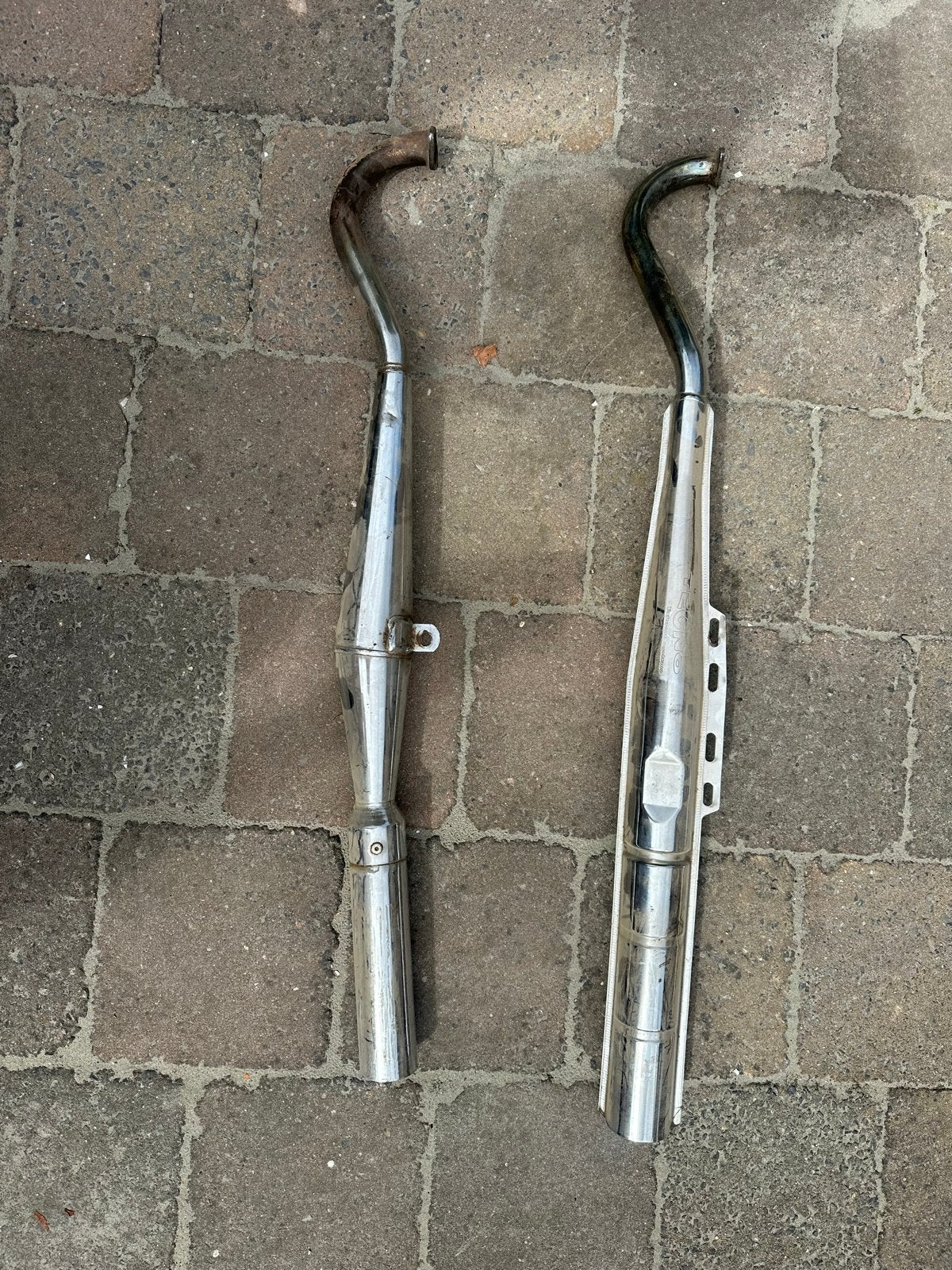 Puch Maxi Tecno Boss en standaard uitlaat, Ophalen, Gebruikt, Uitlaat