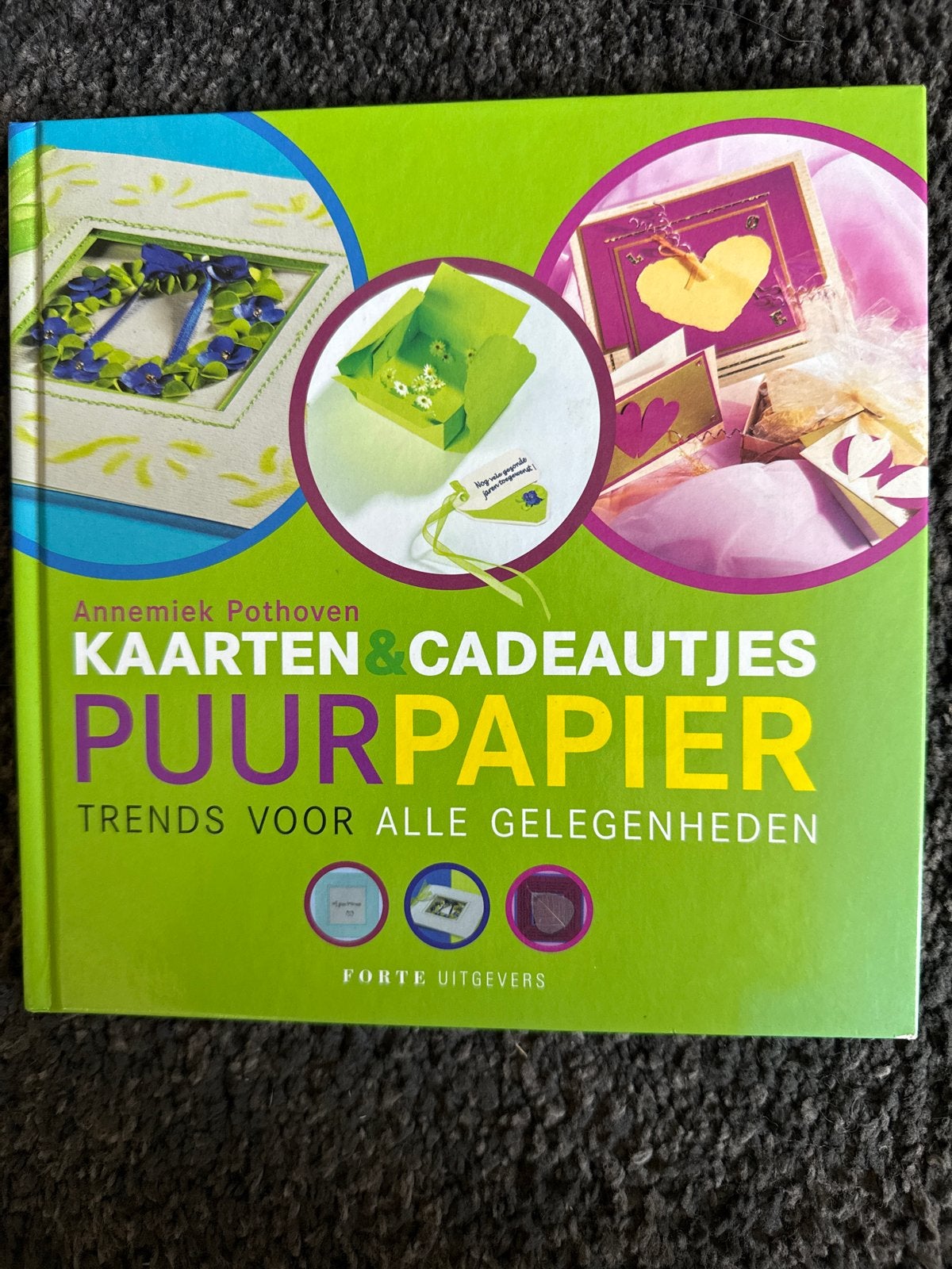 Knutselboek Kaarten & Cadeautjes Puur Papier, Hobby en Vrije tijd, Knutselen, Overige thema's, Meerkleurig, Ophalen of Verzenden