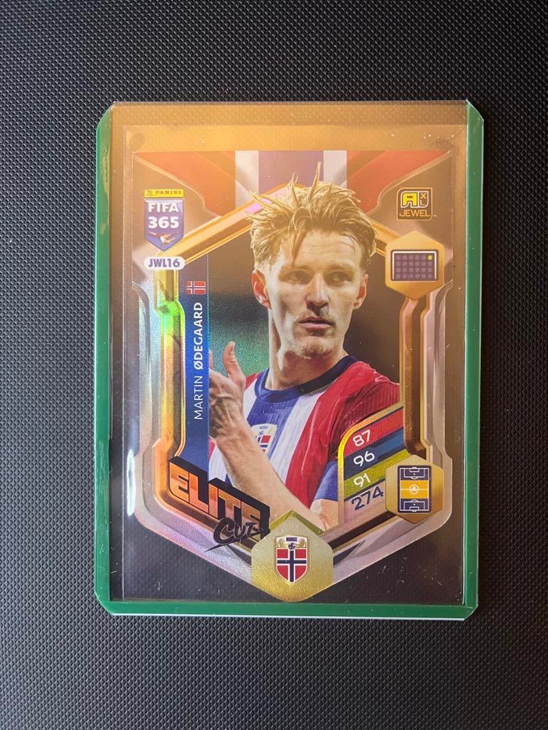 Panini FIFA 365 Elite Club Martin Ødegaard Spelerskaart, Ophalen of Verzenden, Zo goed als nieuw, Buitenlandse clubs, Spelerskaart
