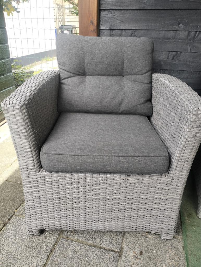 Mondial Living Wicker Loungeset met 6 zitplaatsen, Ophalen, Gebruikt, 6 zitplaatsen, Loungeset
