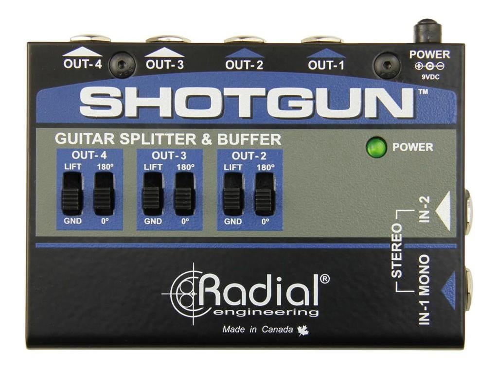 Radial Shotgun signaalsplitter & buffer, Muziek en Instrumenten, Effecten, ., Overige typen, Nieuw, Ophalen of Verzenden