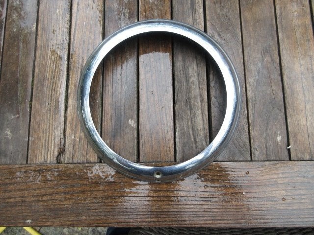 Mercedes-Benz Ponton W120 koplamp ring Hella, Ophalen of Verzenden, Gebruikt, Mercedes-Benz