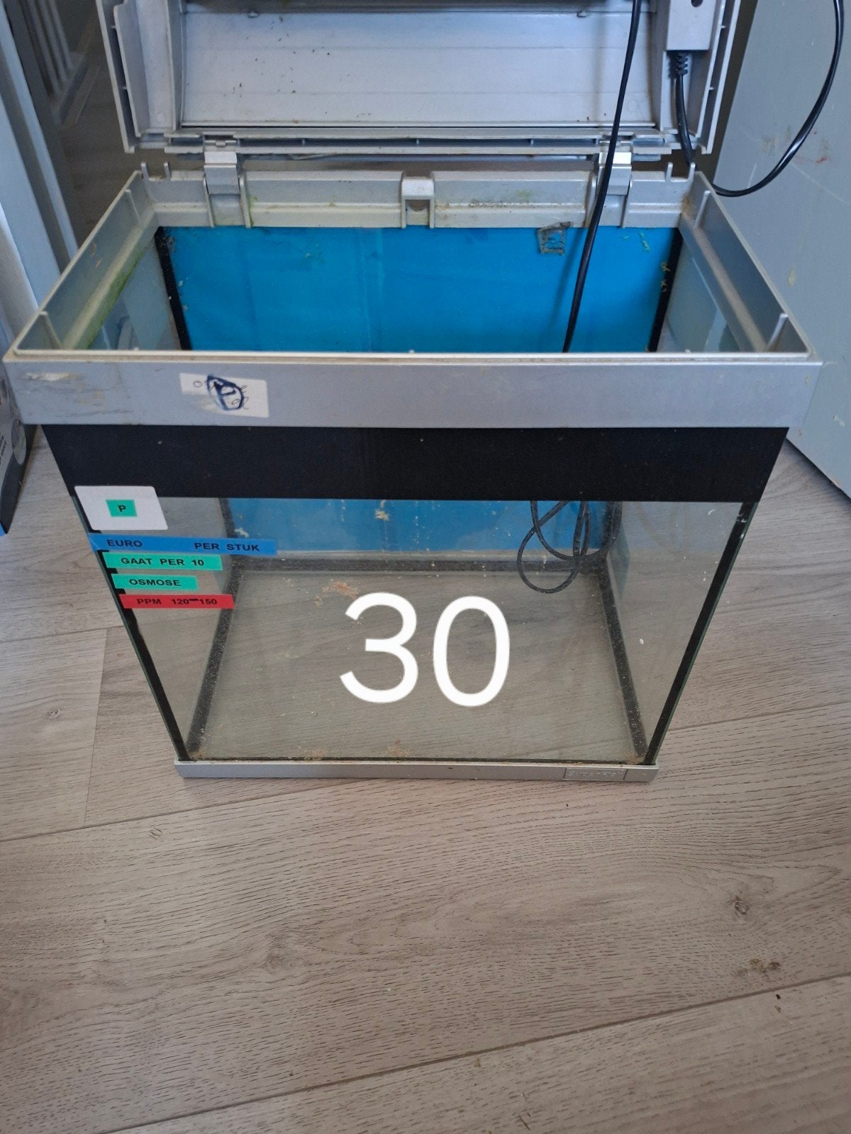 3 keer, Dieren en Toebehoren, Ophalen, Leeg aquarium
