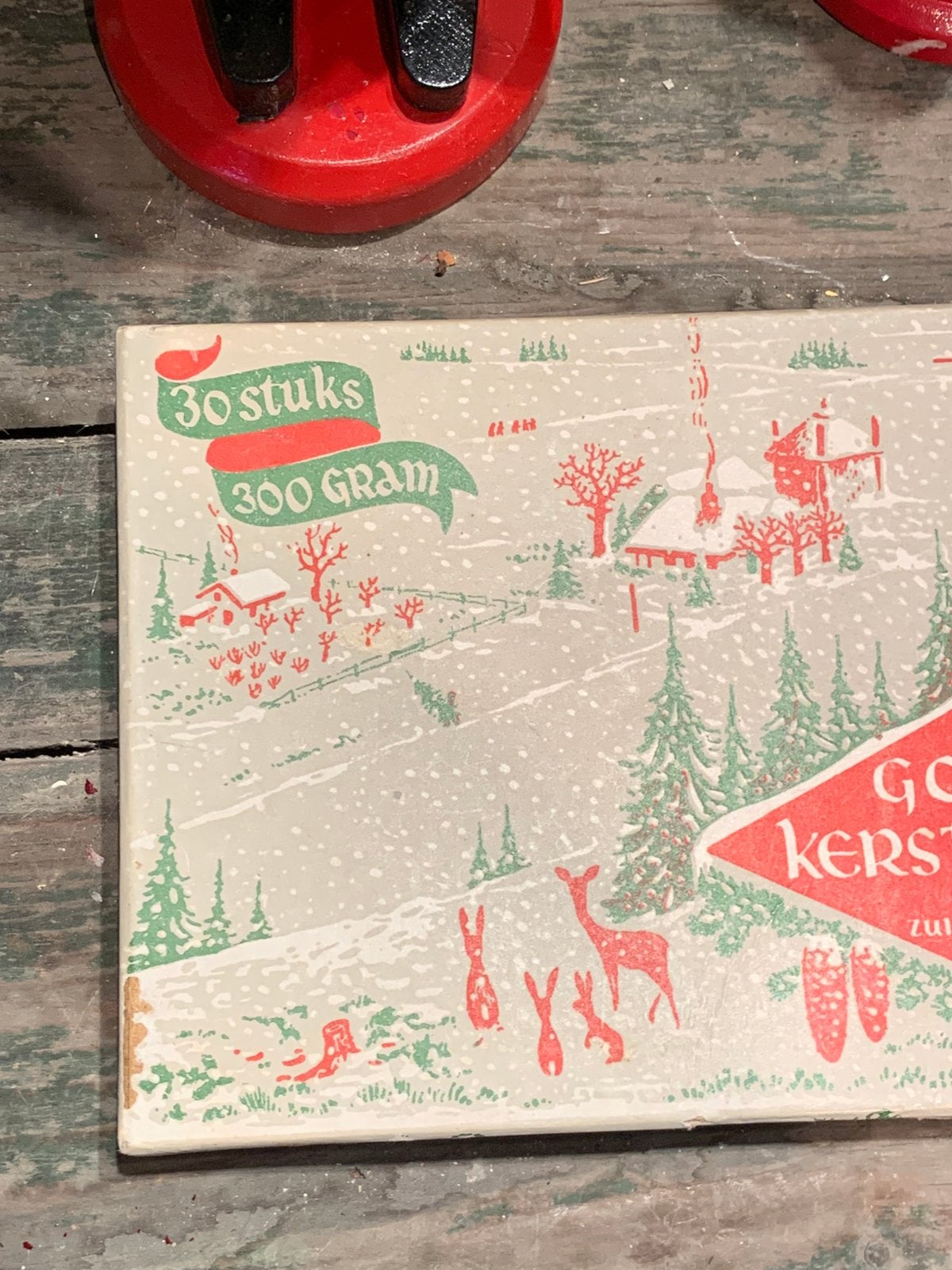 Oud gouda kaarsen doosje, Diversen, T, Ophalen of Verzenden, Zo goed als nieuw, N