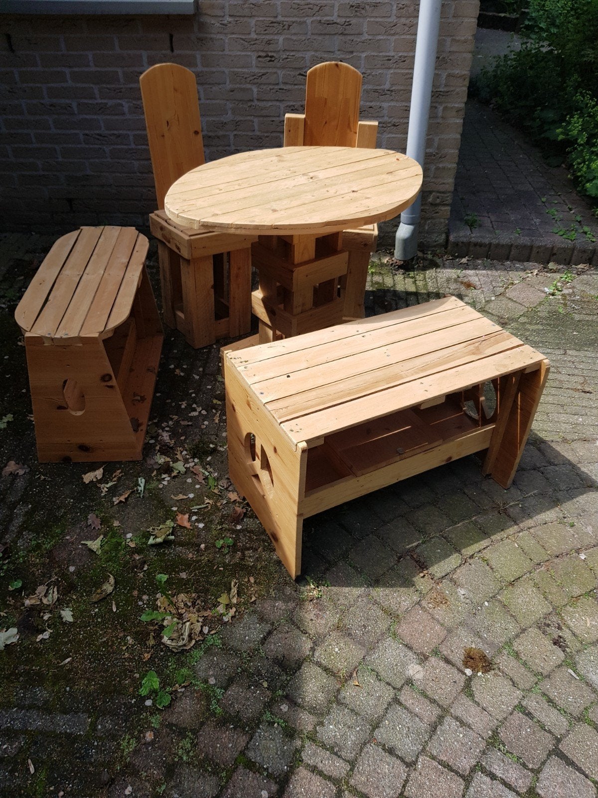 Pallet hout kindersetje, Ophalen of Verzenden, Hout