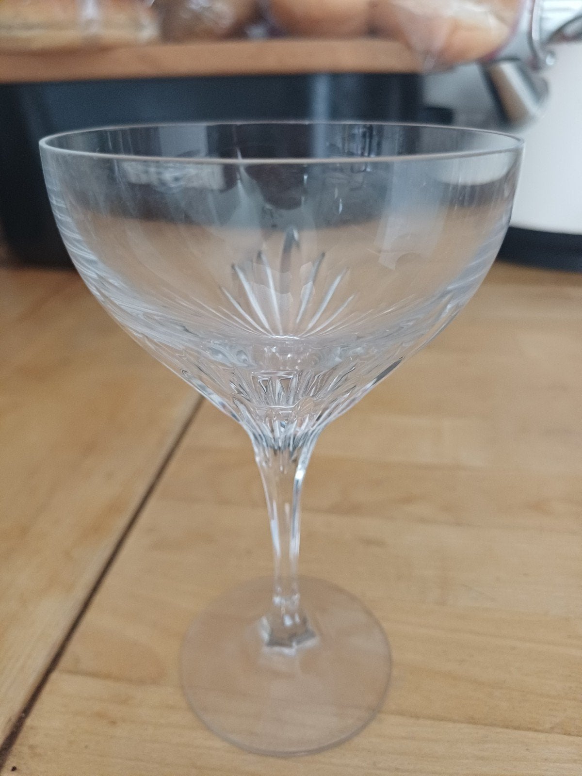 Set van 9 vintage geslepen glazen, Ophalen