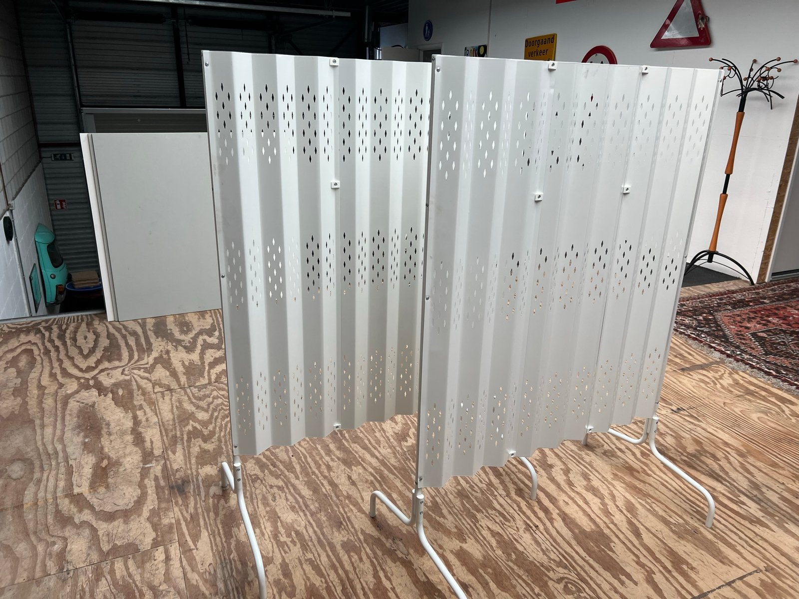Metalen kamerscherm / roomdivider, Ophalen, Zo goed als nieuw, Mulder car company, 2803PE