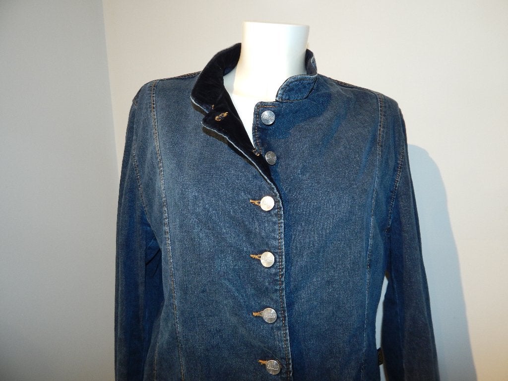 Pauw Amsterdam jeans officiers jas langer model vintage 5/44, Maat 42/44 (L), Pauw, Zo goed als nieuw, Verzenden