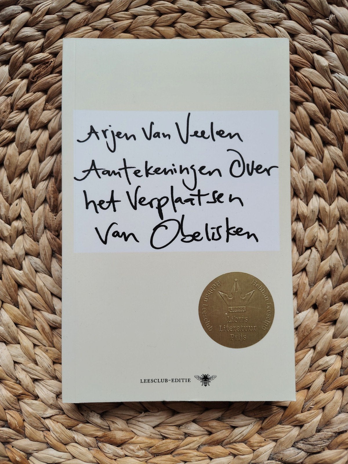 Arjen van Veelen - Aantekeningen over het verplaatsen van, Ophalen of Verzenden, Zo goed als nieuw
