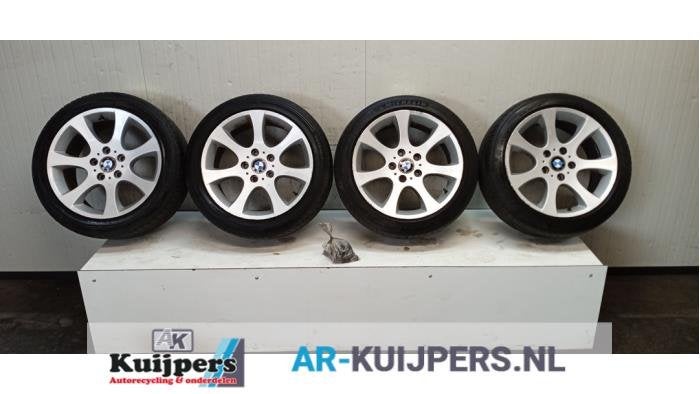 Sportvelgenset + banden van een BMW 3-Serie, Gebruikt, -, -, -