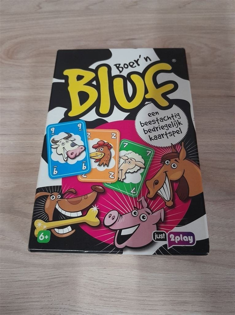Boer n bluf - s3418, Hobby en Vrije tijd, Gezelschapsspellen | Bordspellen, Verzenden, Zo goed als nieuw