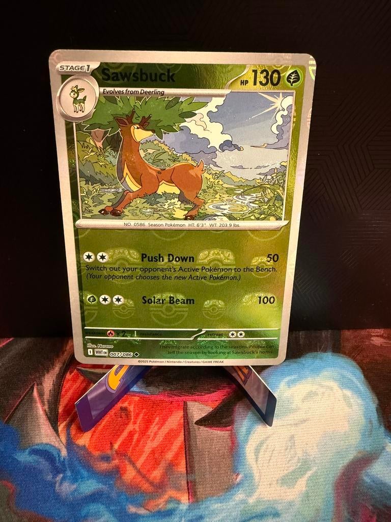 Sawsbuck 007 master ball - Pokemon White flare, Ophalen of Verzenden, Zo goed als nieuw
