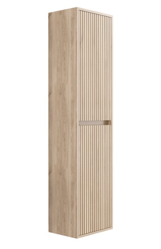 NIEUW! Kolomkast, licht eiken, ribbel structuur, Laro 140, Ophalen of Verzenden, Nieuw