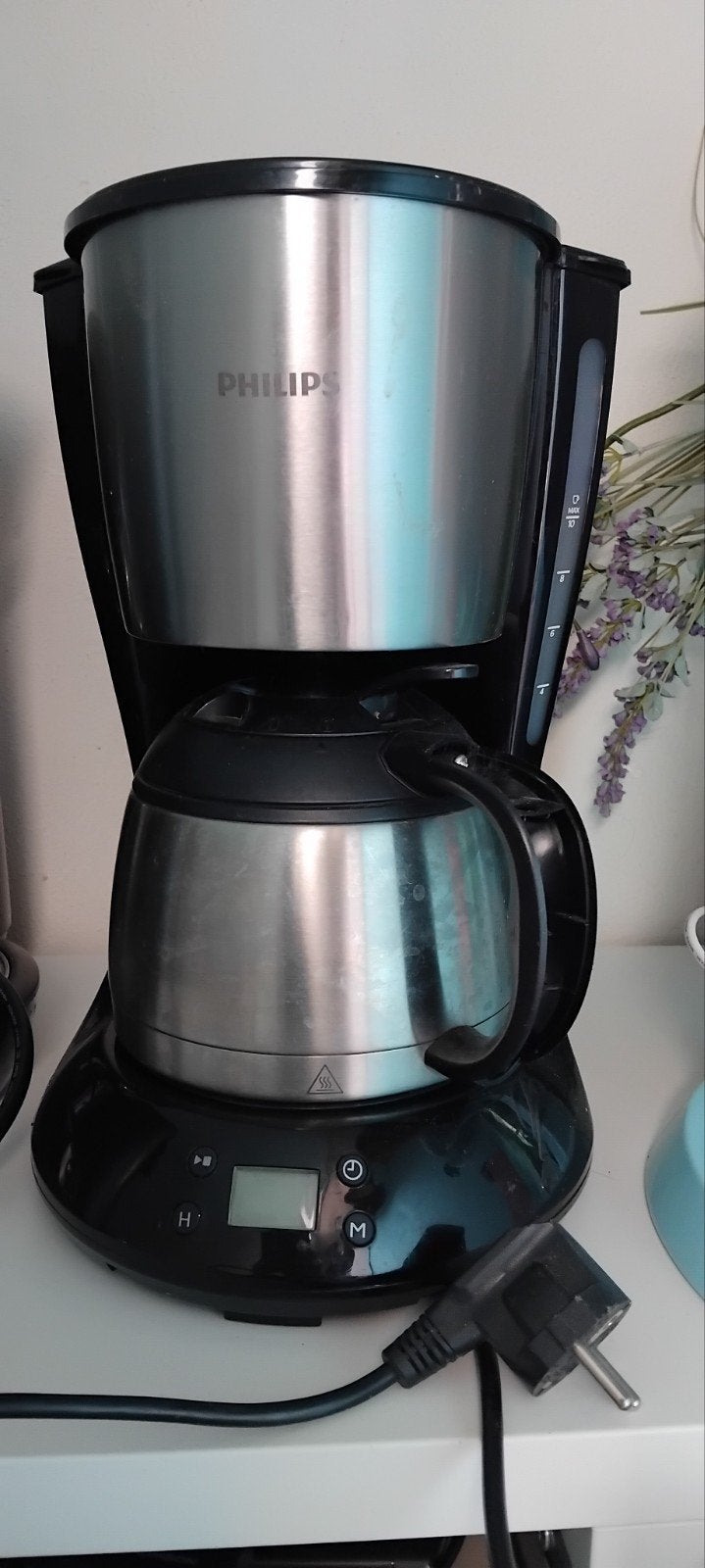 Philips Koffiezetapparaat met Thermoskan, Witgoed en Apparatuur, Koffiezetapparaten, Gebruikt, 10 kopjes of meer, Koffiemachine
