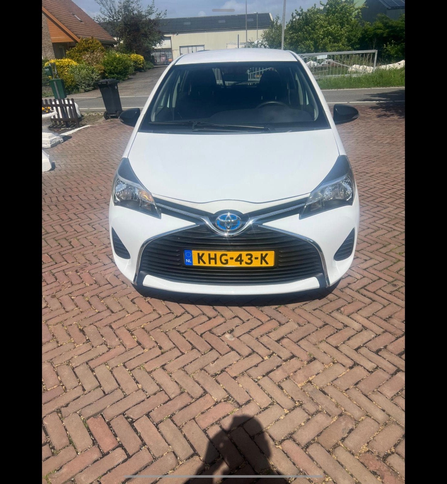 Toyota Yaris 2015, Auto's, Voorwielaandrijving, Zwart, Wit, Particulier