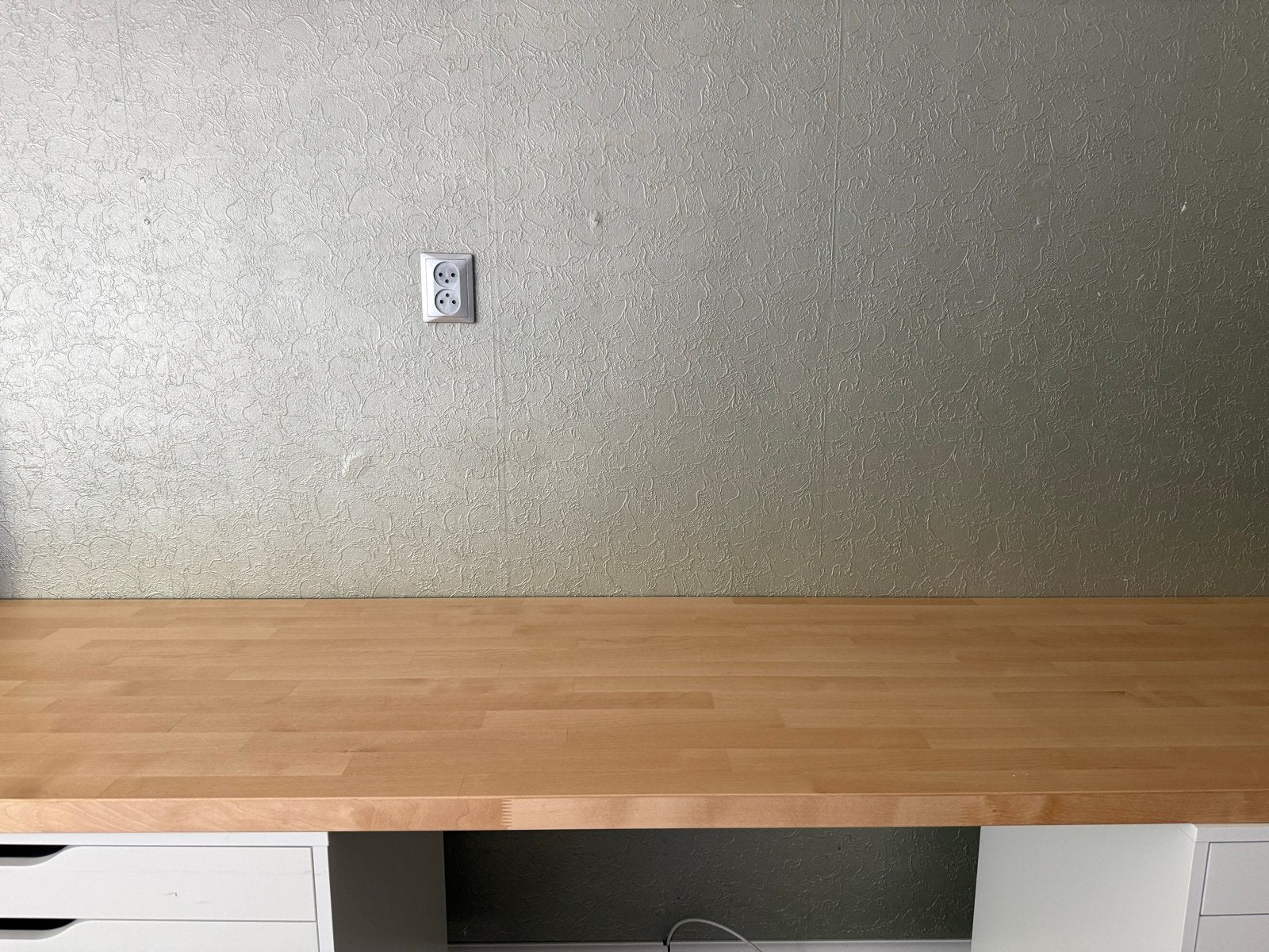 Bureaublad, Ophalen, Hout, 246 cm, Bruin