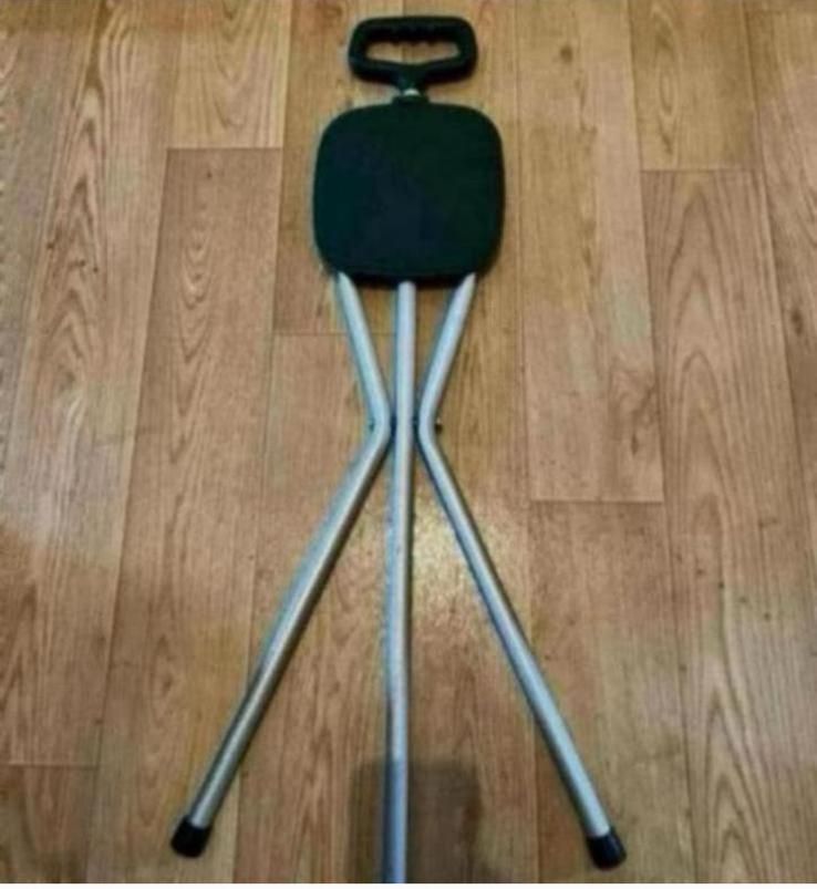 Wandelstok met opklapbare zitting, Ophalen of Verzenden, Opvouwbaar, Zo goed als nieuw