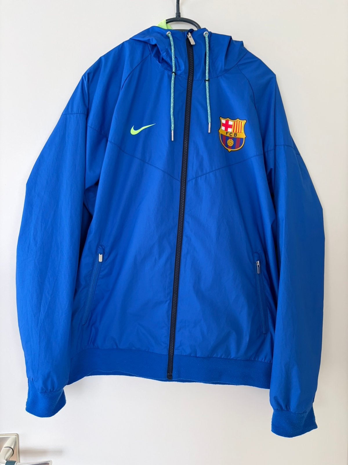 Nike FC Barcelona jas mt M, Maat M, Ophalen of Verzenden, Gebruikt, Trainingspak