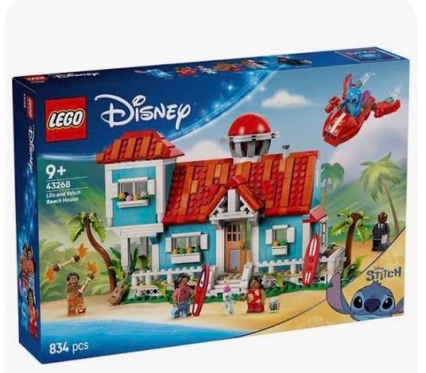 LEGO Disney Lilo & Stitch Strandhuis 43268, Lego, Ophalen of Verzenden, Zo goed als nieuw, Compleet