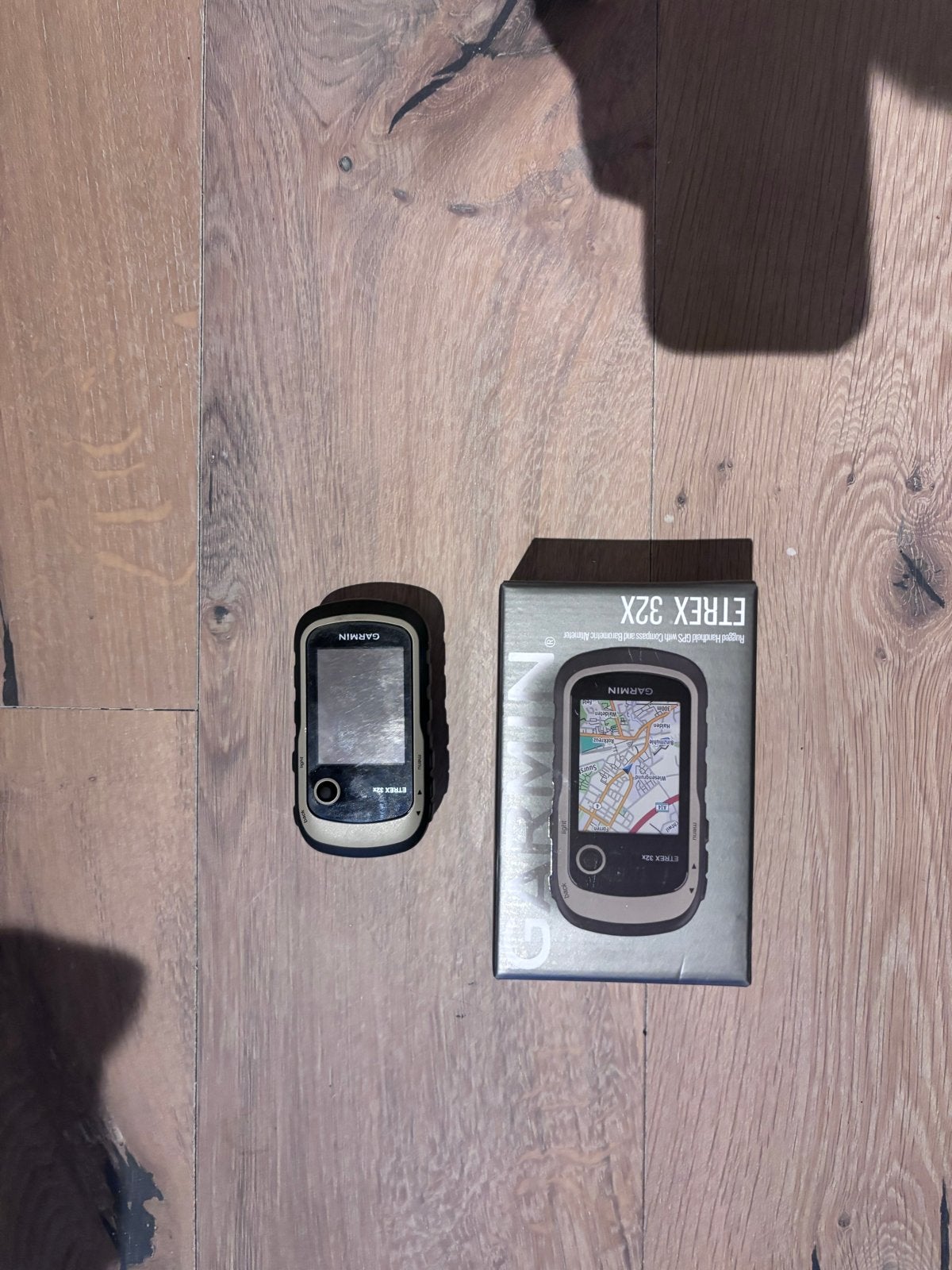 Garmin eTrex 32x GPS-handheld met doos, Ophalen of Verzenden, Gebruikt