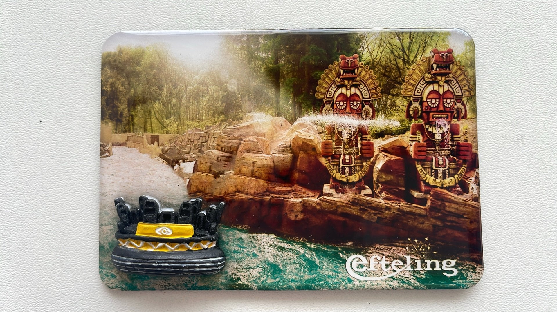 Efteling Magneet Pirana met 3D polystone, Ophalen of Verzenden, Nieuw, Overige typen