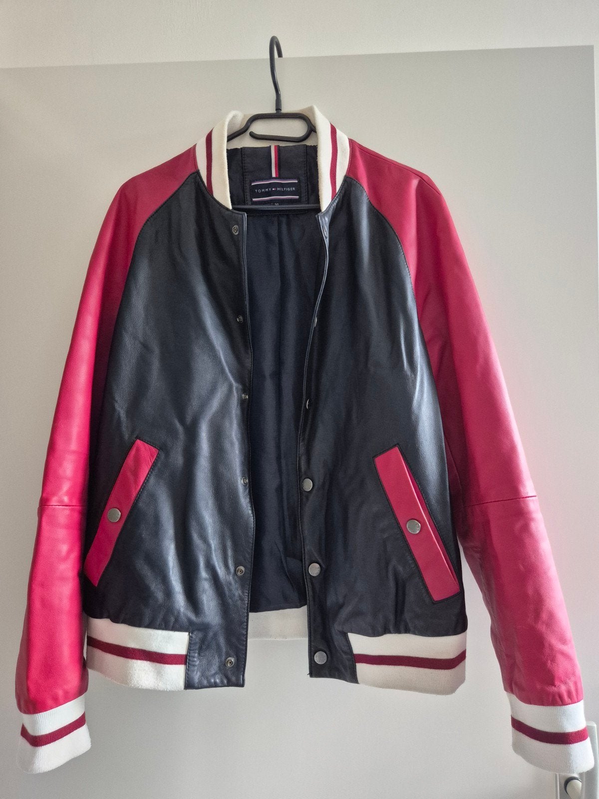 Tommy Hilfiger baseball jack - maat M, Zwart, Tommy Hilfiger, Gedragen, Verzenden