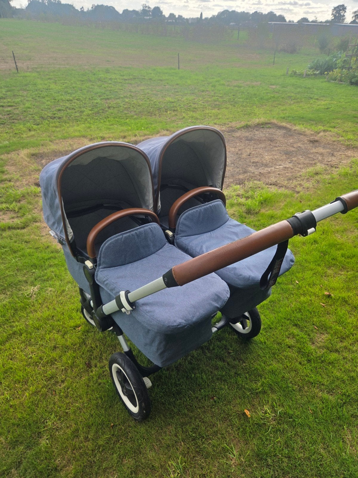bugaboo tweeling wagen, Ophalen of Verzenden, Gebruikt, Kinderwagen of Buggy